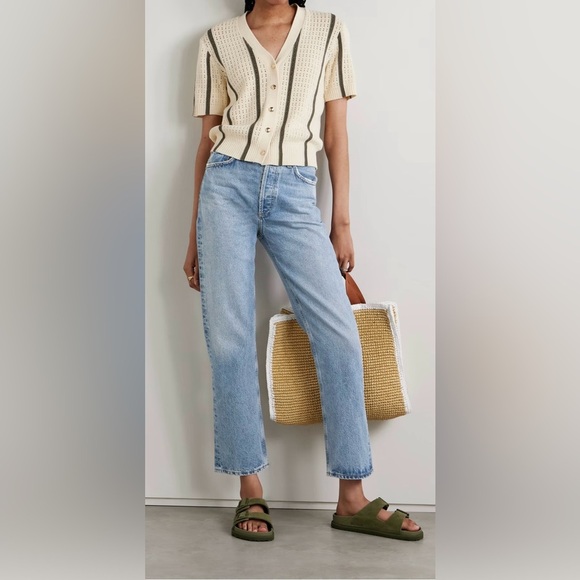 AGOLDE Womenβs 90s Pinch Waist High-Rise Straight Leg Jeans, Size 32 - Picture 1 of 10